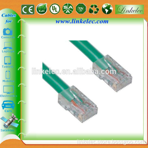 Rj45 Cat5e Cat6 Network Patch Cable Bootless/ Snagless patch cord cable